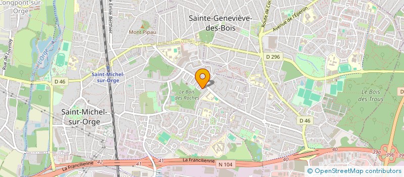 localisation de l'entreprise MADAME ANGE DIAGBOUGA à SAINT-MICHEL-SUR-ORGE