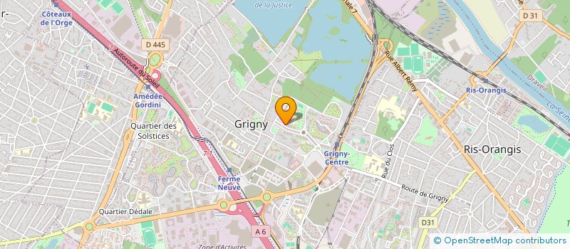 localisation de l'entreprise MADAME ANGE DYDE  GRIGNY