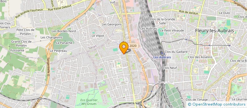 localisation de l'entreprise MADAME ANGE EKENGLO EKOUMEN à ORLEANS