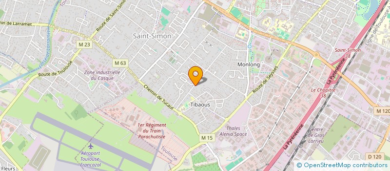 localisation de l'entreprise MADAME ANGE GRACE ROS à TOULOUSE