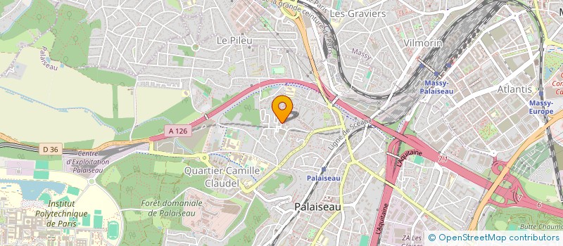 localisation de l'entreprise MADAME ANGE GUEHI  PALAISEAU