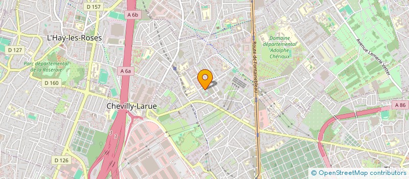 localisation de l'entreprise MADAME ANGE KONE  CHEVILLY-LARUE