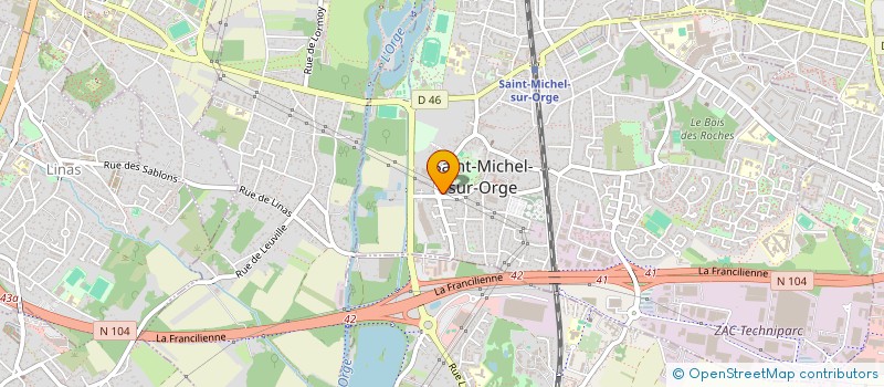 localisation de l'entreprise MADAME ANGE KORE à SAINT-MICHEL-SUR-ORGE