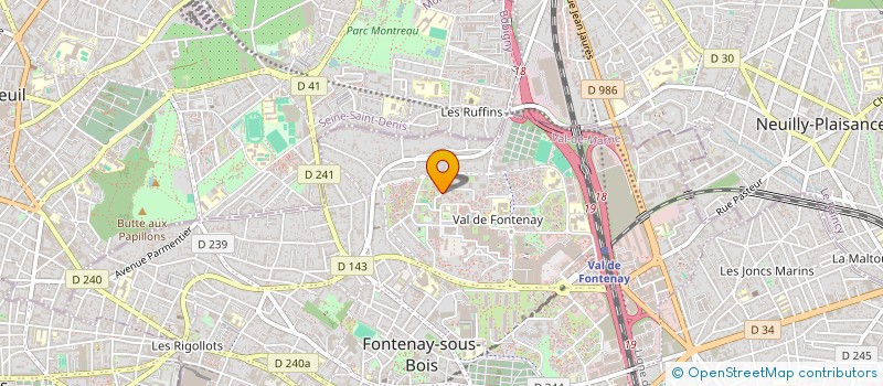 localisation de l'entreprise MADAME ANGE KOSSA à FONTENAY-SOUS-BOIS