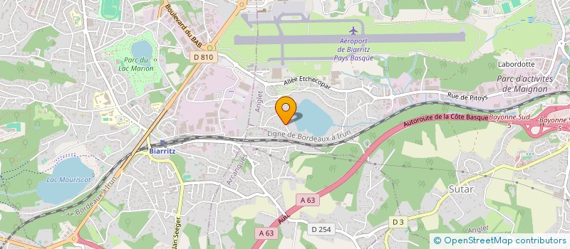 localisation de l'entreprise MADAME ANGE RAMAHANDRISOA à ANGLET