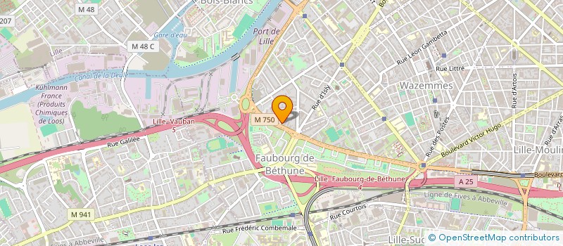 localisation de l'entreprise MADAME ANGE VANESSA NJOH à LILLE