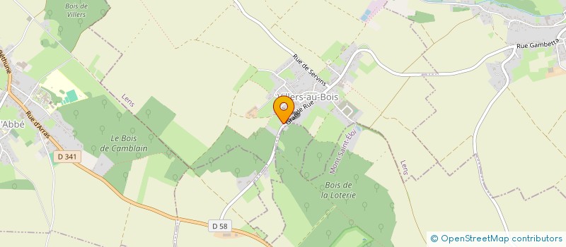 localisation de l'entreprise MADAME ANGE WINKLER  VILLERS-AU-BOIS