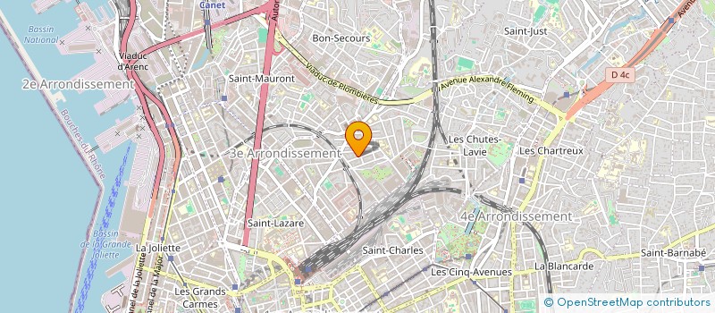 localisation de l'entreprise MADAME ANGE YATIM à MARSEILLE