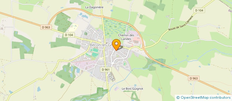 localisation de l'entreprise MADAME ANGELA ANTONIO à BECON-LES-GRANITS