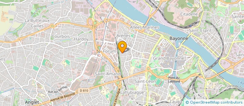 localisation de l'entreprise MADAME ANGELA ARCONES SOLANA  BAYONNE