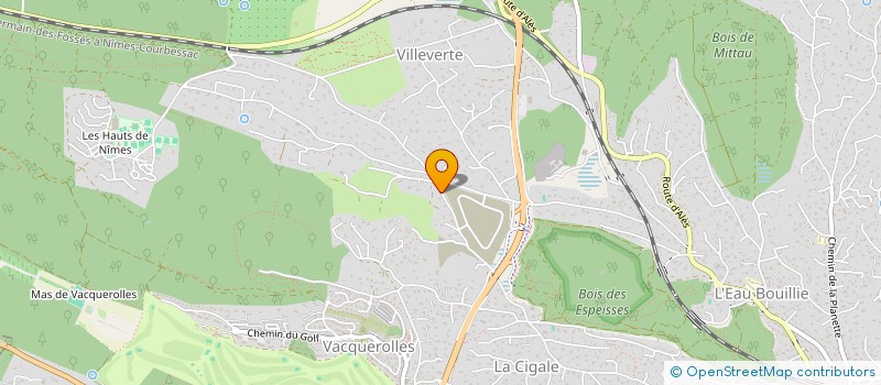 localisation de l'entreprise MADAME ANGELA BARBOSA FERREIRA  NIMES