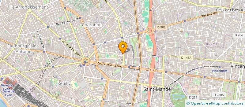 localisation de l'entreprise MADAME ANGELA BESEVIC  PARIS