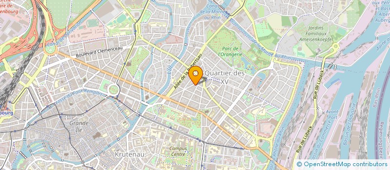 localisation de l'entreprise MADAME ANGELA BREWER à STRASBOURG