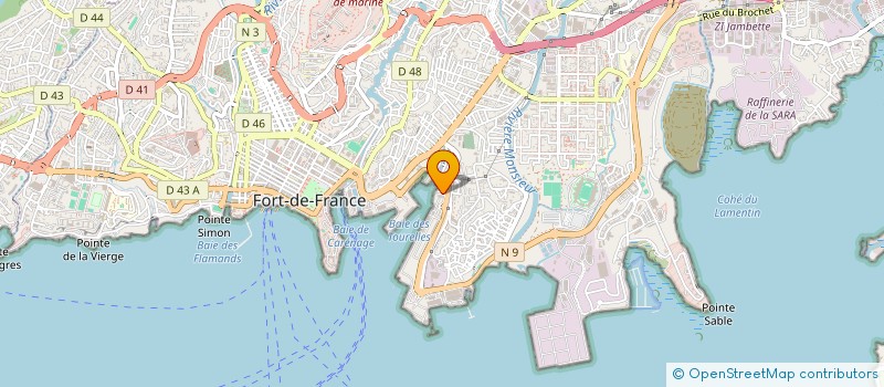localisation de l'entreprise MADAME ANGELA CADET à FORT DE FRANCE