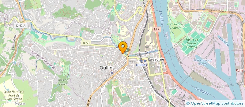 localisation de l'entreprise MADAME ANGELA CAPPADONA  OULLINS-PIERRE-BENITE