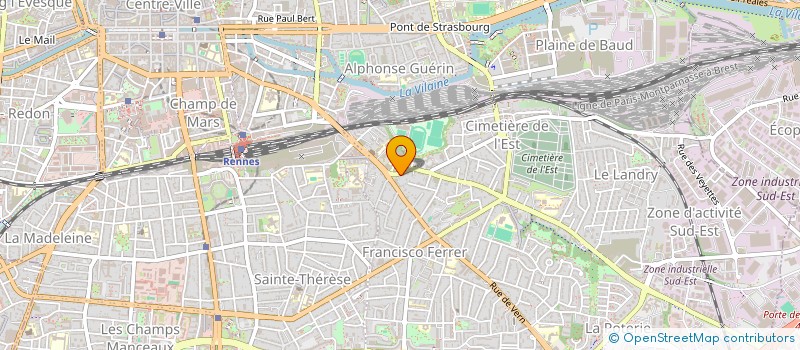 localisation de l'entreprise MADAME ANGELA CARP  RENNES