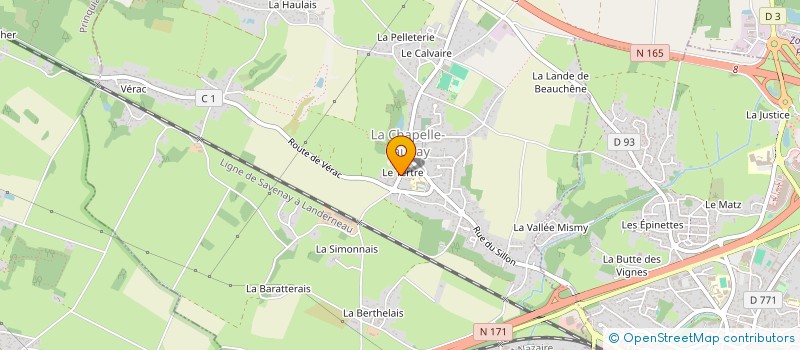 localisation de l'entreprise MADAME ANGELA CHONG KER MEI  LA CHAPELLE-LAUNAY