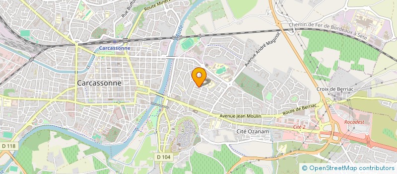 localisation de l'entreprise MADAME ANGELA COSTECALDE à CARCASSONNE