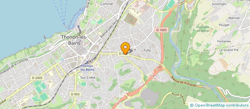 localisation de l'entreprise MADAME ANGELA DA COSTA CORREIA à THONON-LES-BAINS