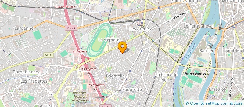 localisation de l'entreprise MADAME ANGELA DARGE à TOULOUSE