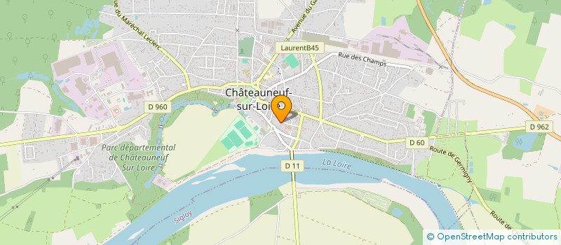 localisation de l'entreprise MADAME ANGELA DIAS à CHATEAUNEUF-SUR-LOIRE