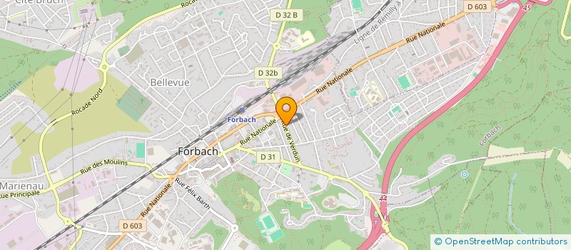localisation de l'entreprise MADAME ANGELA DIGIOIA à FORBACH
