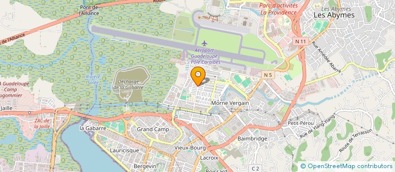 localisation de l'entreprise MADAME ANGELA FORMIGO MIRET à LES ABYMES
