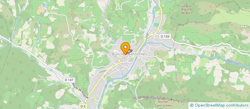 localisation de l'entreprise MADAME ANGELA FOURMENTEL  BUIS-LES-BARONNIES