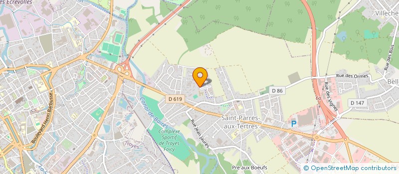 localisation de l'entreprise MADAME ANGELA FRAGAPANE  SAINT-PARRES-AUX-TERTRES