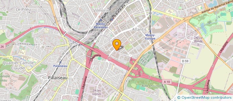 localisation de l'entreprise MADAME ANGELA FURTADO DIAS  PALAISEAU