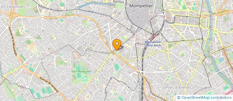 localisation de l'entreprise MADAME ANGELA GILLET à MONTPELLIER