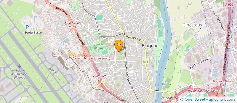localisation de l'entreprise MADAME ANGELA GNINAFON à BLAGNAC