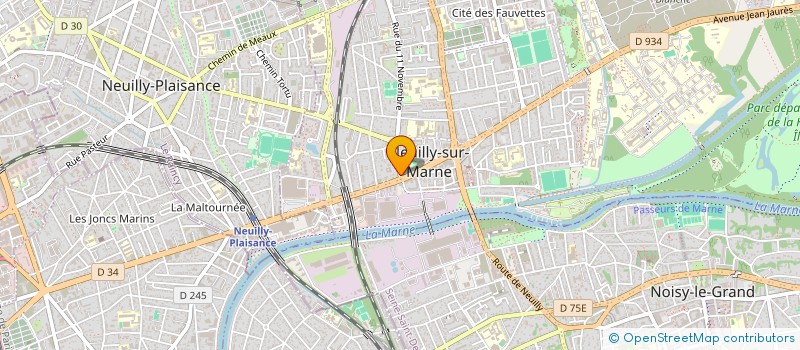 localisation de l'entreprise MADAME ANGELA GOMES  NEUILLY-SUR-MARNE