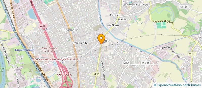 localisation de l'entreprise MADAME ANGELA GRANDOL  TOULOUSE