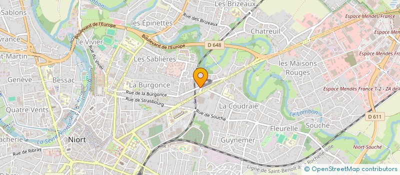 localisation de l'entreprise MADAME ANGELA GUILLEMOT à NIORT