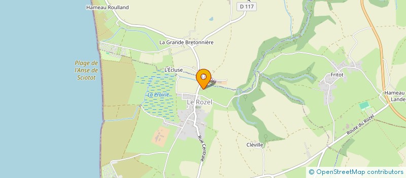 localisation de l'entreprise MADAME ANGELA HERIBEL  LE ROZEL