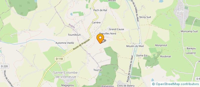 localisation de l'entreprise MADAME ANGELA HUMPHREYS  PUJOLS