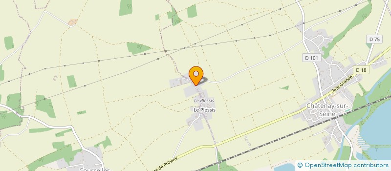 localisation de l'entreprise MADAME ANGELA JIMENEZ ZARASA  CHATENAY-SUR-SEINE