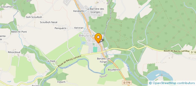 localisation de l'entreprise MADAME ANGELA LE GUILLEVIC  PLUVIGNER