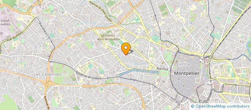 localisation de l'entreprise MADAME ANGELA LEBLANC à MONTPELLIER