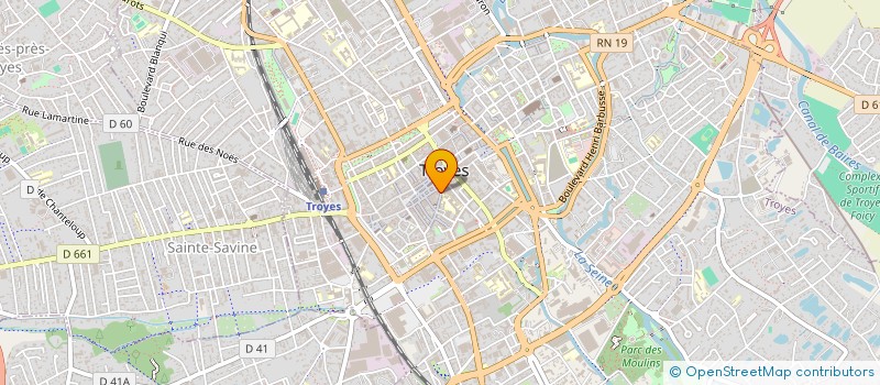 localisation de l'entreprise MADAME ANGELA LEROUX  TROYES