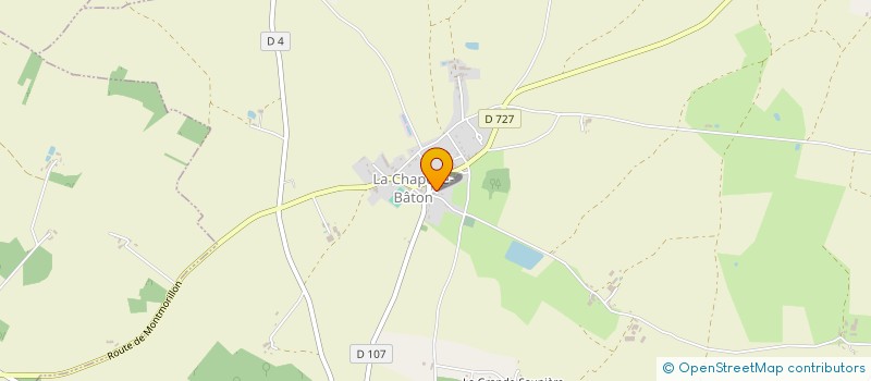 localisation de l'entreprise MADAME ANGELA MATTHEWS  LA CHAPELLE-BATON