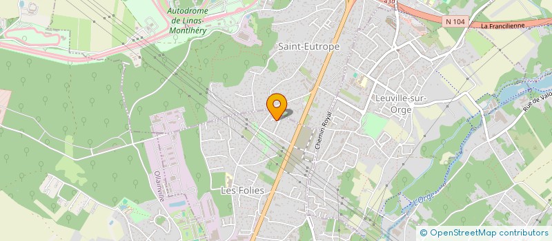 localisation de l'entreprise MADAME ANGELA MENDES DE CARVALHO à SAINT-GERMAIN-LES-ARPAJON