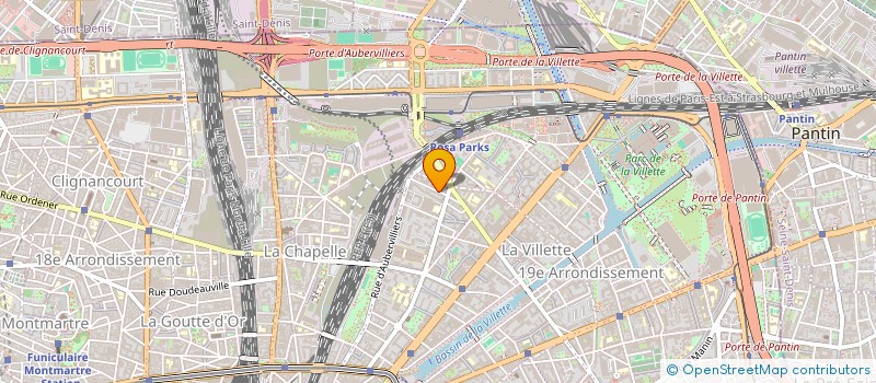 localisation de l'entreprise MADAME ANGELA MENDES Y MONTEIRO  PARIS