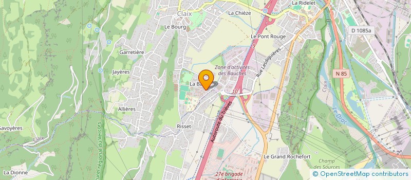 localisation de l'entreprise MADAME ANGELA MOLLON  CLAIX