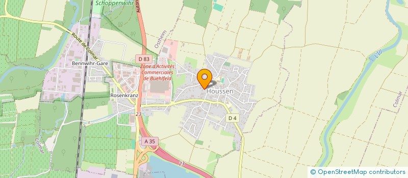 localisation de l'entreprise MADAME ANGELA MOULIN  HOUSSEN