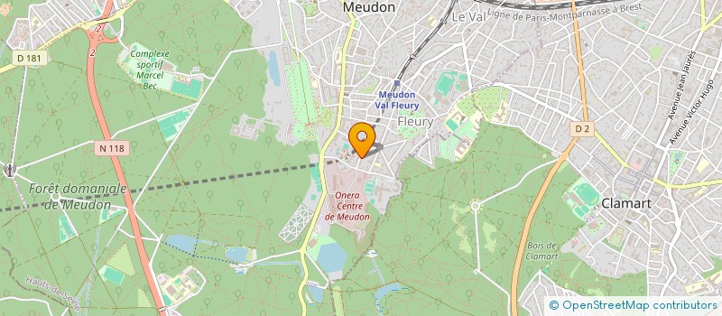 localisation de l'entreprise MADAME ANGELA MULLER à MEUDON