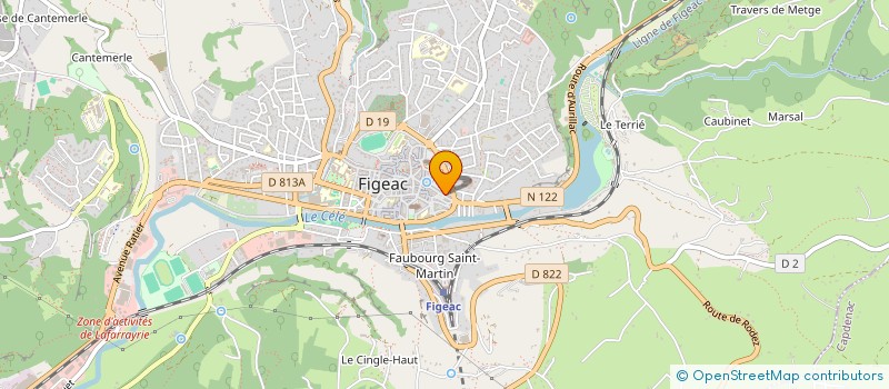 localisation de l'entreprise MADAME ANGELA MUNTEANU  FIGEAC