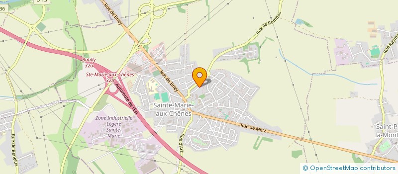 localisation de l'entreprise MADAME ANGELA NAPOLI  SAINTE-MARIE-AUX-CHENES