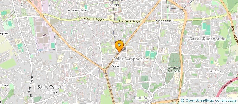 localisation de l'entreprise MADAME ANGELA NELLO  TOURS